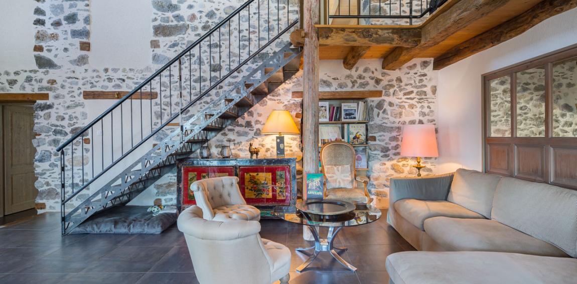 Located a few kilometers outside the lakeside town of Evian