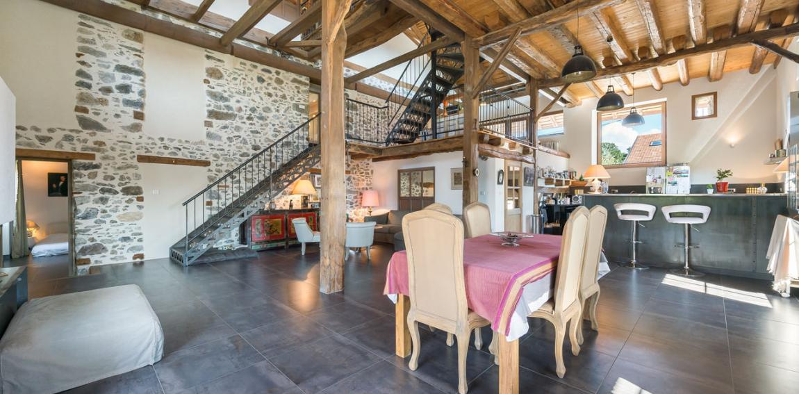 Located a few kilometers outside the lakeside town of Evian