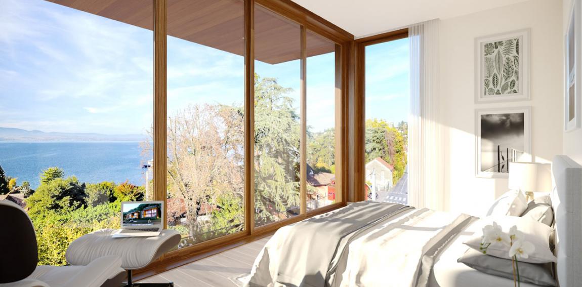 Les villas de rives, Thonon les Bains.