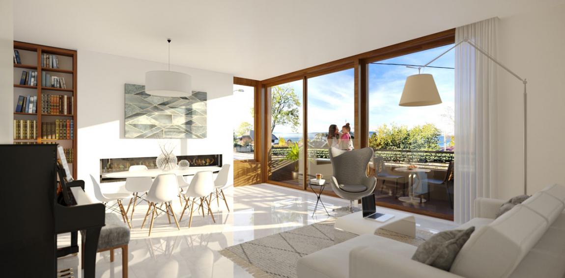 Les villas de rives, Thonon les Bains.