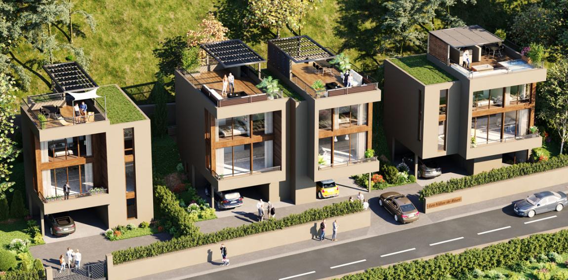 Les villas de rives, Thonon les Bains.