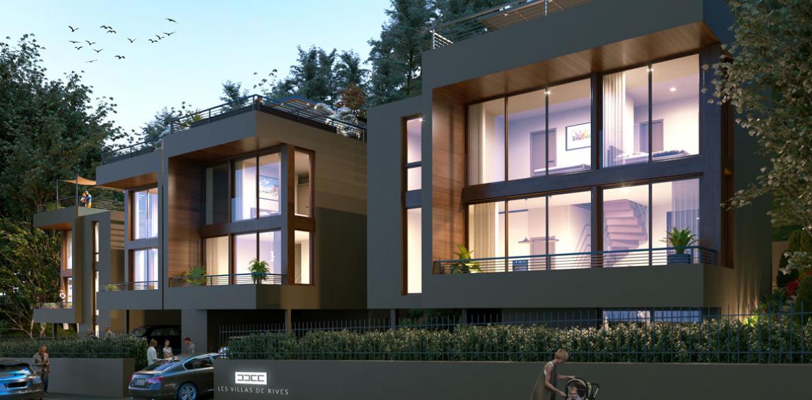 Les villas de rives, Thonon les Bains.