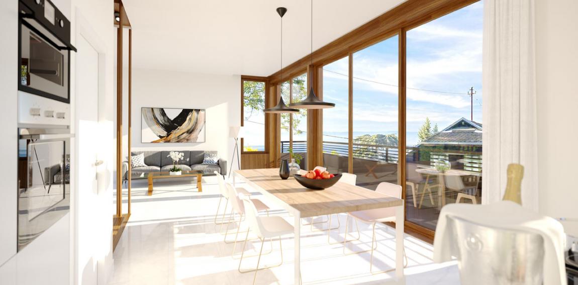 Les villas de rives, Thonon les Bains.