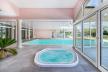 Inside swimming pool