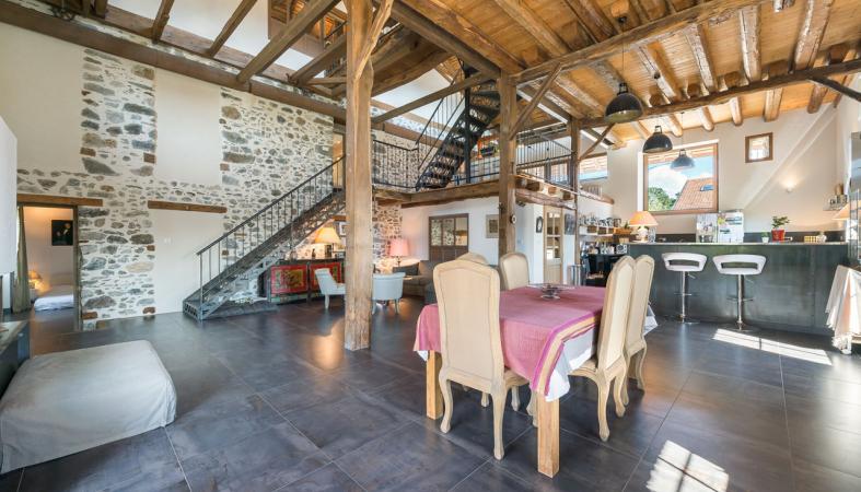 Located a few kilometers outside the lakeside town of Evian 