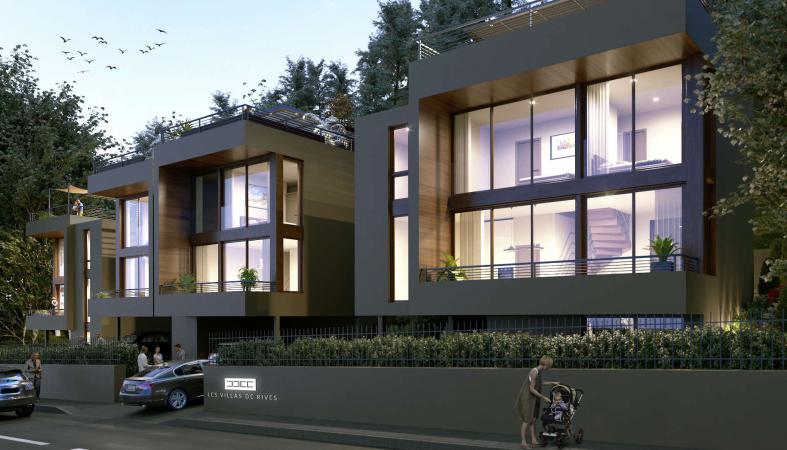 Les villas de rives, Thonon les Bains.
