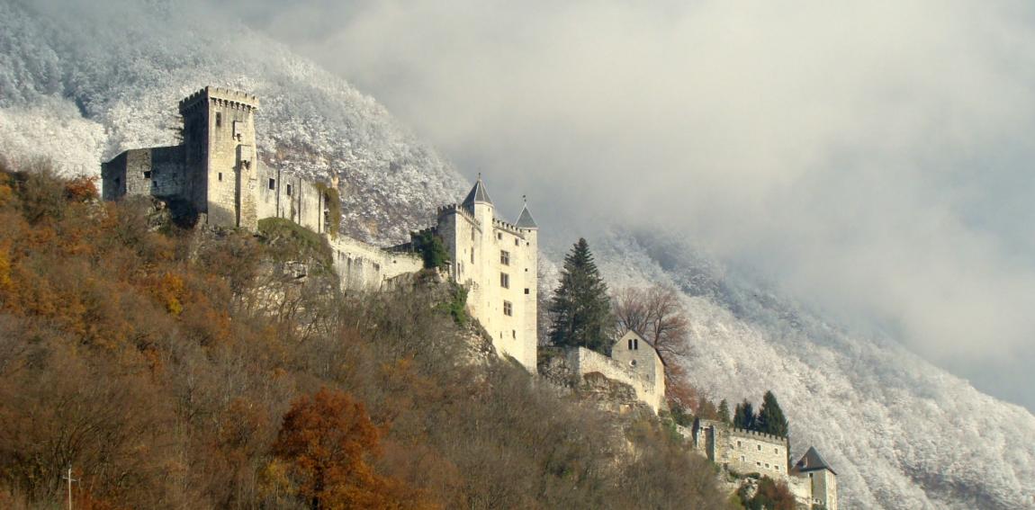 un chateau fort near Geneva