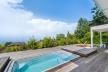 Infinity swimming pool in Evian